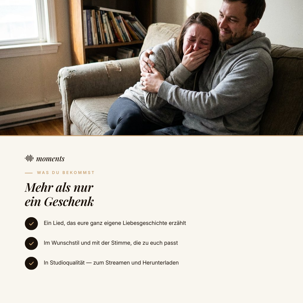Personalisierter Lovesong – Eure Geschichte als Lied