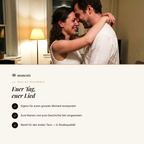 Personalisiertes Hochzeitslied – Euer Song für den grossen Tag