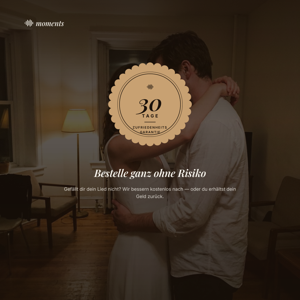 Personalisiertes Hochzeitslied – Euer Song für den grossen Tag